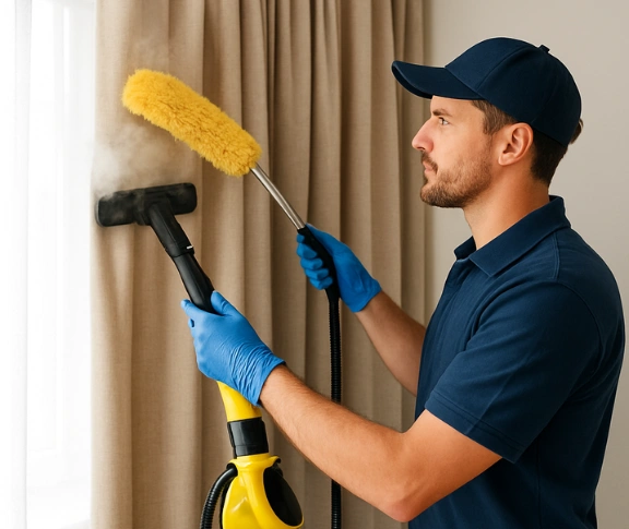 Trusted drapes cleaning technician Matty Curtain Cleaning auburn-vic QLD